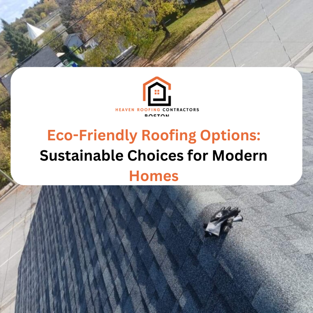 Eco-Friendly Roof Options: Sustainable and Modern Roofing Choices for Homes